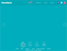 Tablet Screenshot of handcent.com
